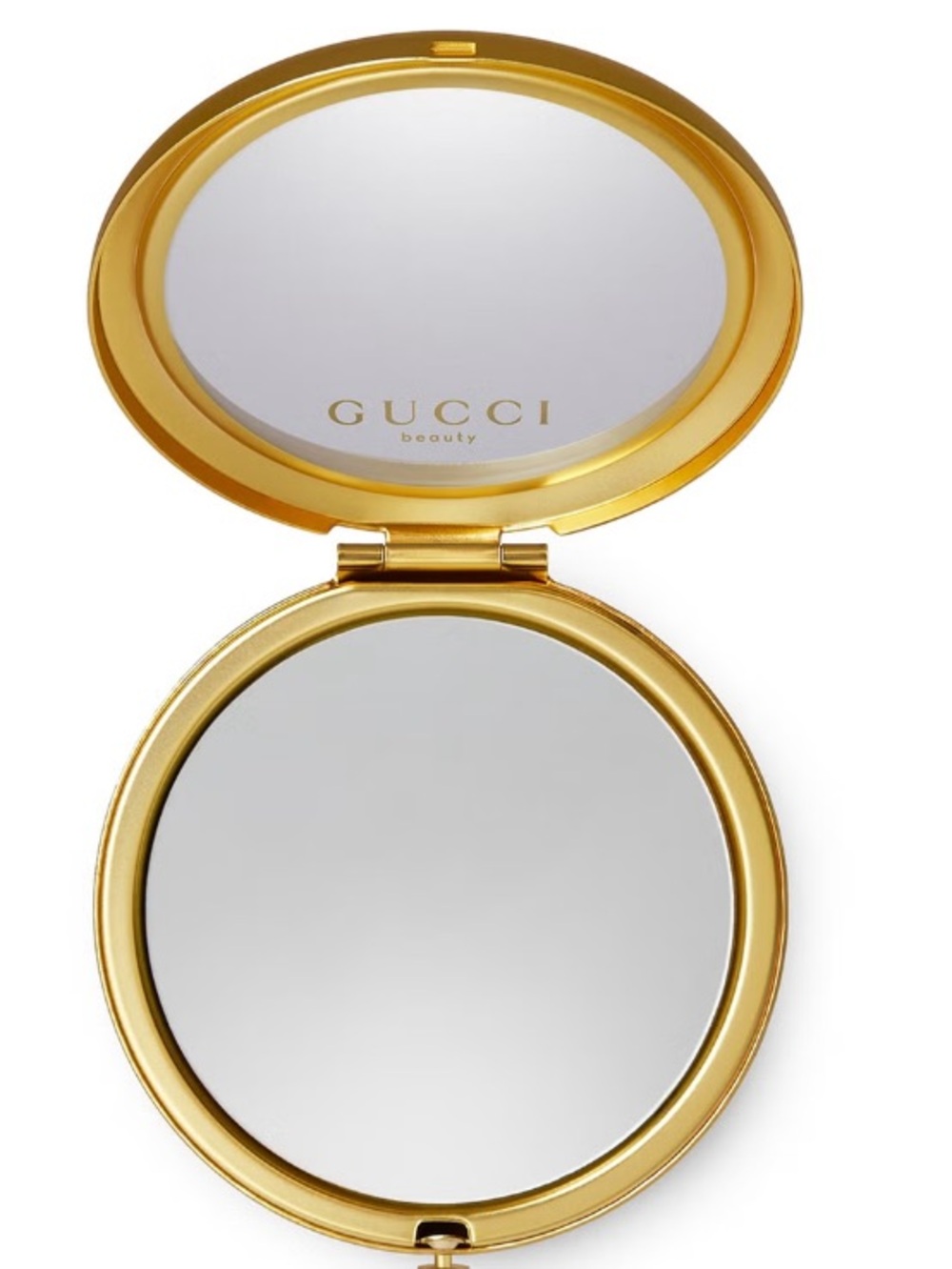 Gucci Beauty Floral Compact Mirror in Pink and Gold. - Picture 7 of 10